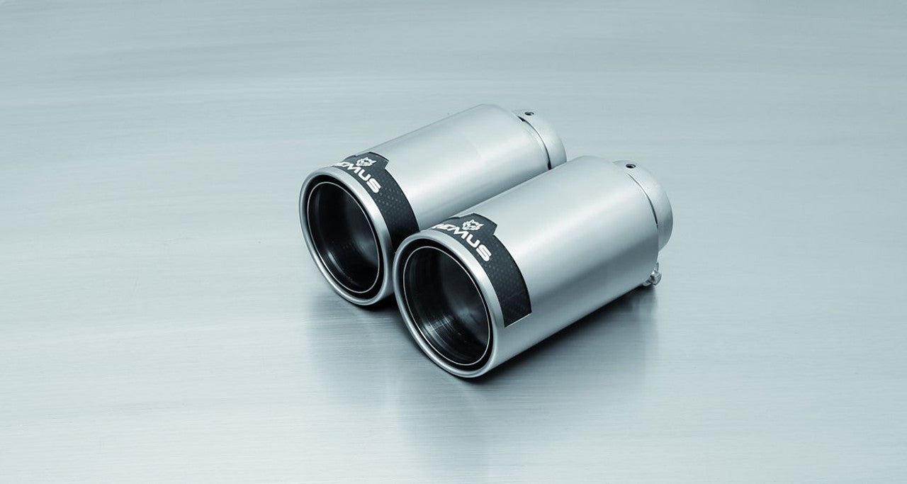 Remus Exhaust GPF back Racing System Left/Right with Integrated valves using the OE valve control system with 4 tail pipes 98 mm straight, carbon insert - 2 Series F87 M2 Competition 302 kW S55B30 2018-