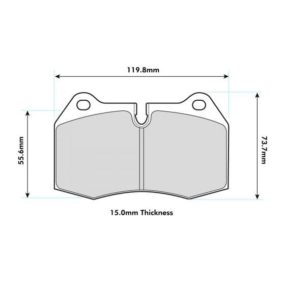PBS Honda Integra DC5 Front Performance Brake Pads - Performance automotive part