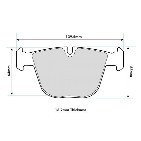 PBS REAR ProRace Brake Pads BMW M3 (E92) - Performance automotive part
