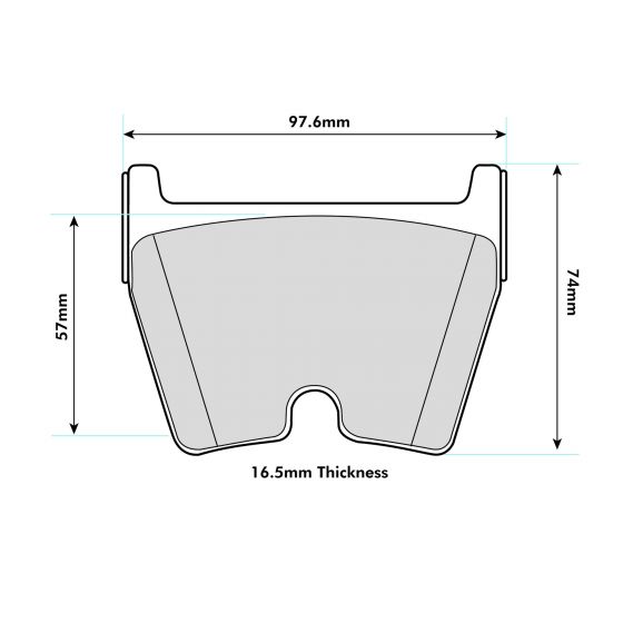 RS4 quattro A4 Avant (8K5, B8) 2012 on PBS front Pads 8580 8 pads - Performance automotive part