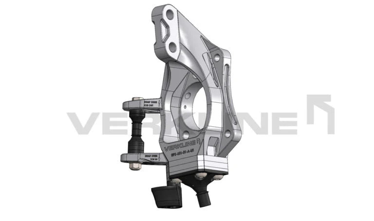 Verkline Front lightweight adjustable billet aluminium upright – Toyota GR Yaris - Performance automotive part