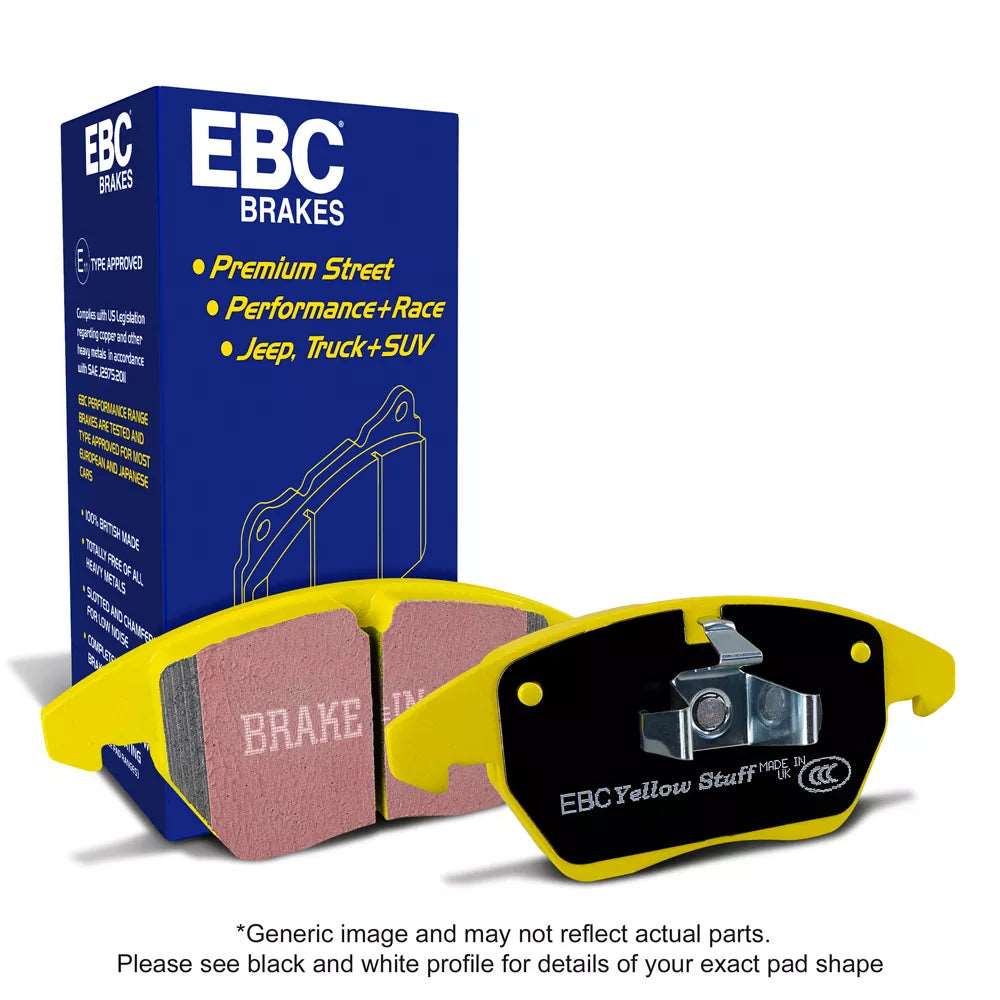 EBC Brakes Yellowstuff front brake pads E9X M3 - Performance automotive part