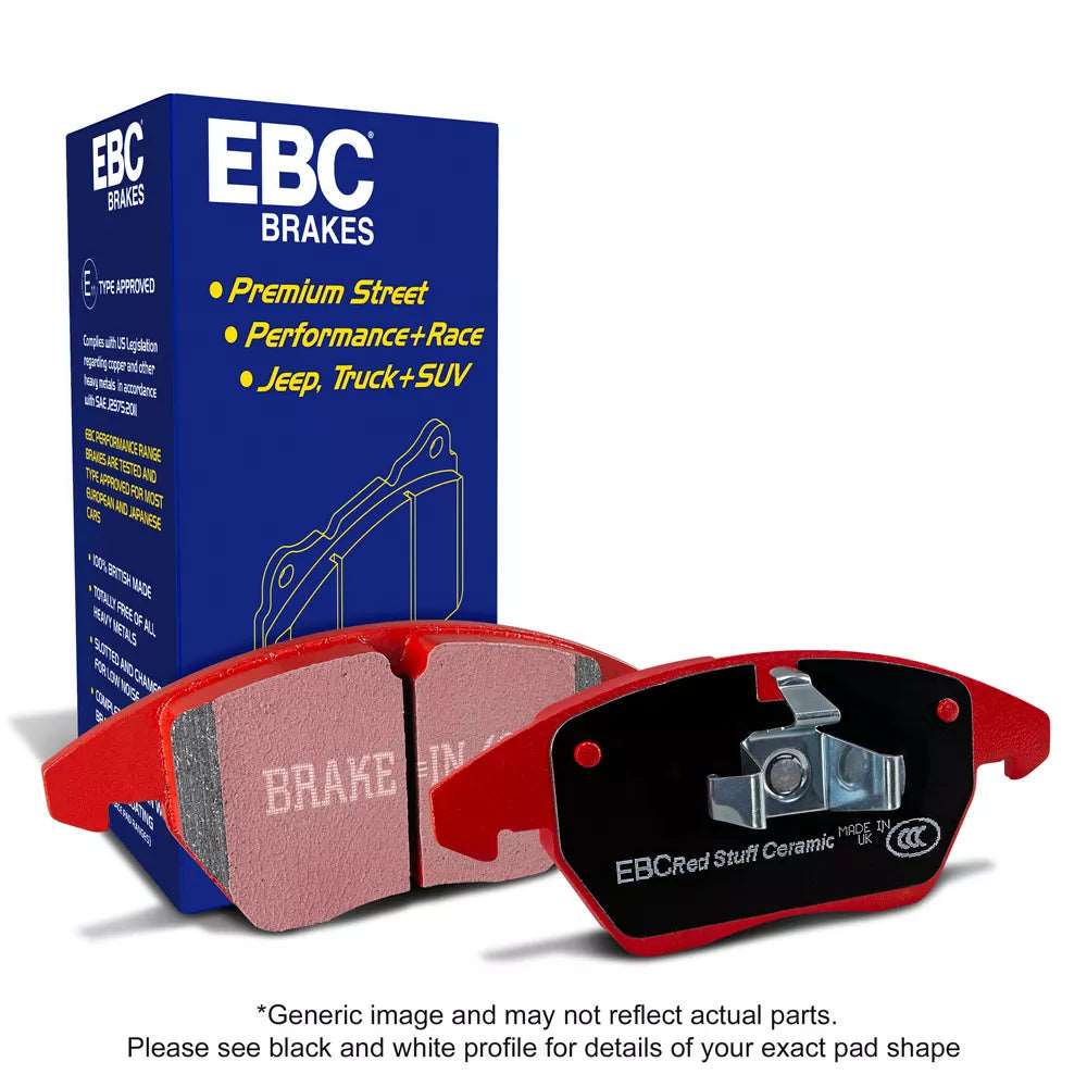 EBC Brakes Redstuff Rear brake pads F87 M2/M2C; F8X M3+M4 - Performance automotive part