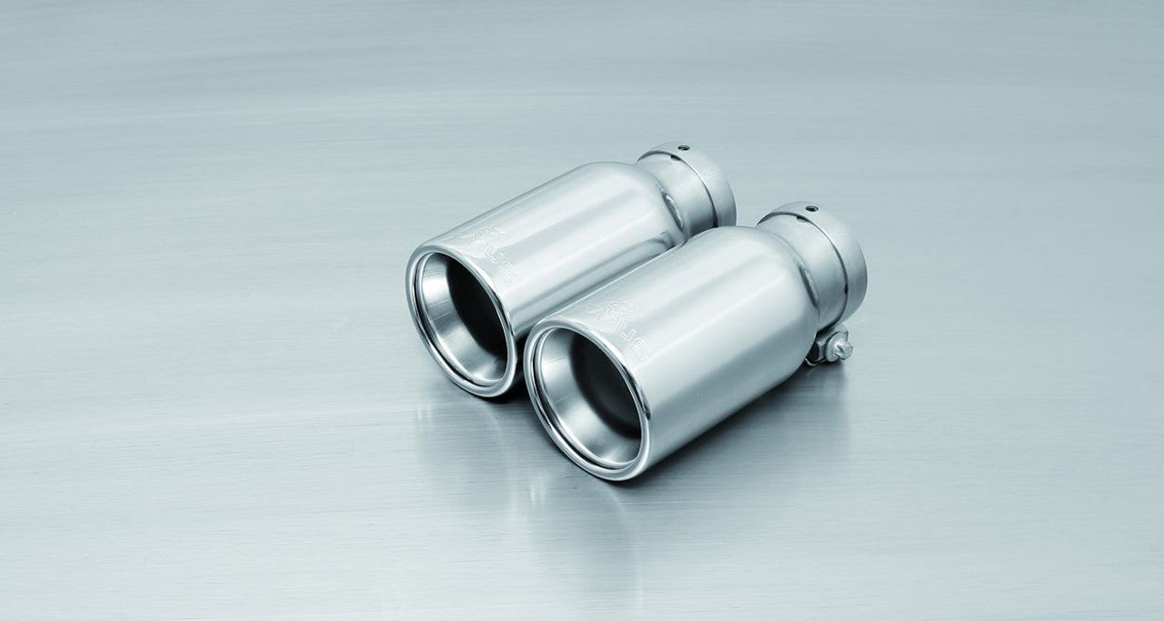 Remus Exhaust Non-Resonated Cat back System with tail pipes 90 mm straight, rolled edge, chromed - 3 Series E90/E92/E93 M3 2007-