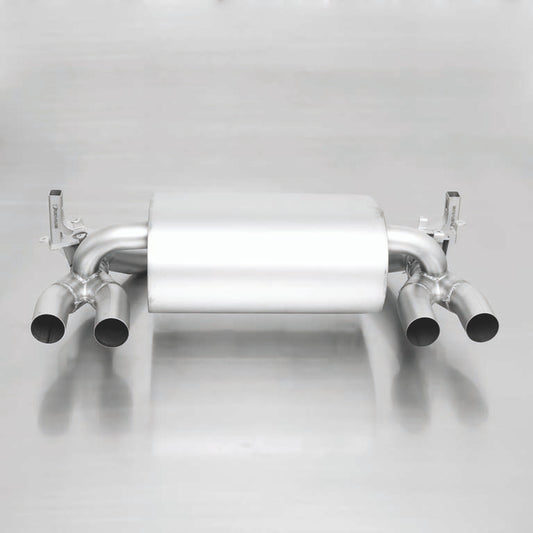 Remus Exhaust Rear Silencer using the OE valve control system with 4 98 mm straight, carbon insert 3 Series F8X M3/M4