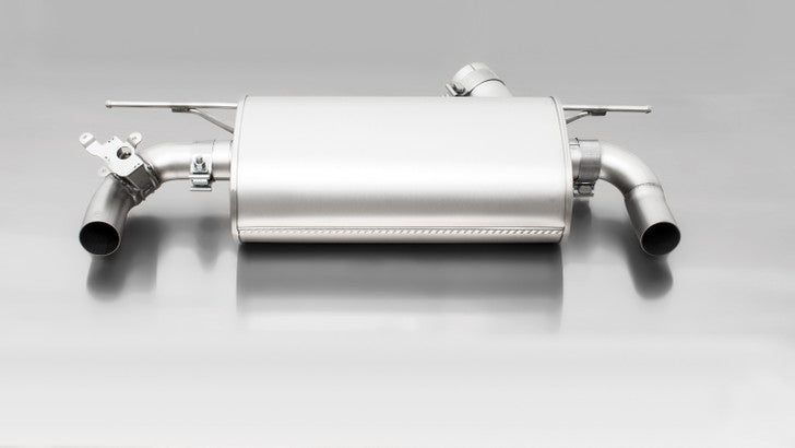 Remus Exhaust Non-Resonated Cat back System using the OE valve control system with 2 Carbon tail pipes 102 mm angled, Titanium internals - 1 Series F20/F21 LCI M140i 2015-2018 (Copy) (Copy) (Copy)
