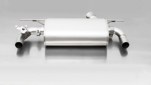 Remus Exhaust Non-Resonated Cat back System using the OE valve control system with 2 Carbon tail pipes 102 mm angled, Titanium internals - 1 Series F20/F21 LCI M140i 2015-2018 (Copy) (Copy) (Copy)