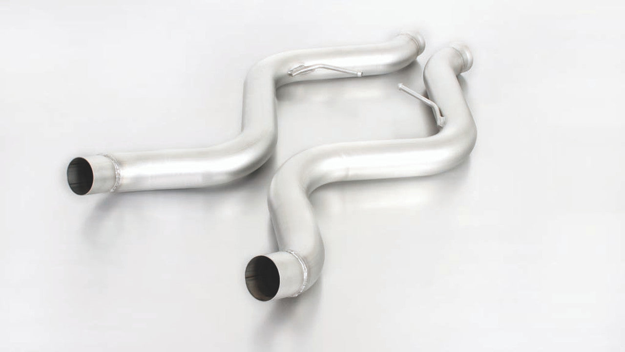 Remus Exhaust Non-Resonated Cat back System with tail pipes 90 mm straight, rolled edge, chromed - 3 Series E90/E92/E93 M3 2007-