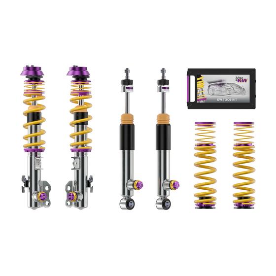 Premium coilover suspension kit for Porsche
