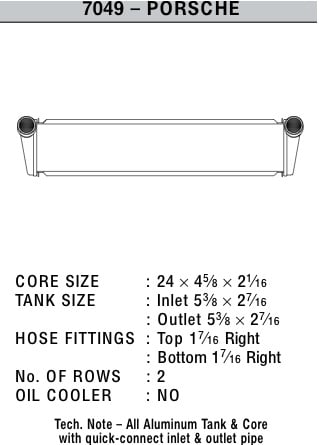  - Performance automotive part