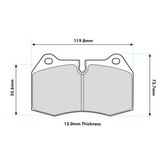 PBS Honda Integra DC5 Front Performance Brake Pads - Performance automotive part