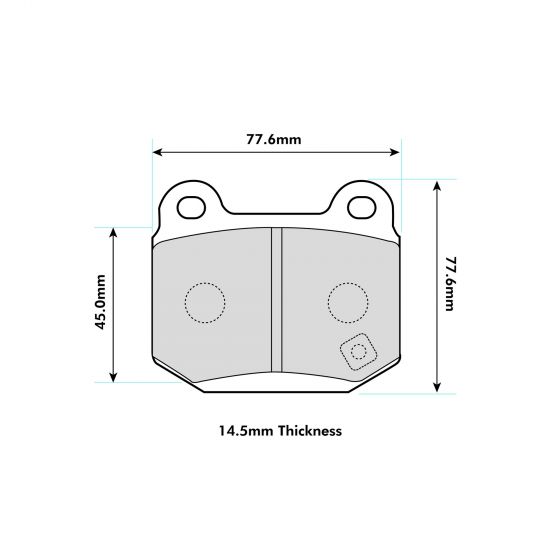 CompBrake 4 caliper Pads 8198