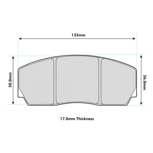 CompBrake 5 caliper Performance Brake Pad 8223
