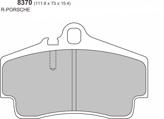 PBS Porsche Cayman 987/981/955/982 REAR Performance Brake Pad