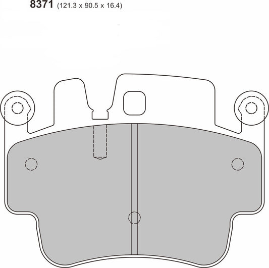PBS Porsche Boxster 986 S 3.2 (99-04) Front Performance Brake Pads - Performance automotive part