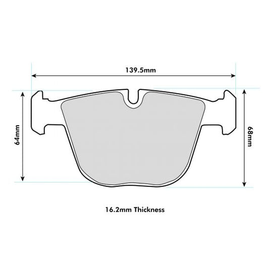 PBS REAR ProRace Brake Pads BMW M3 (E92)