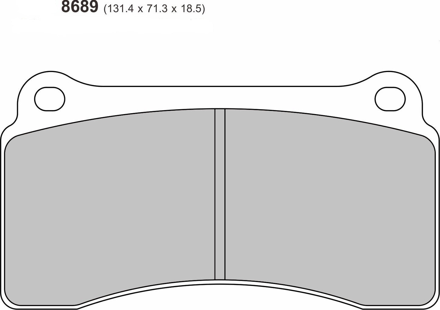 LAMBORGHINI / Murcielago  Rear Performance Brake Pads  8689