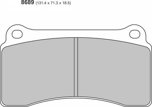 LAMBORGHINI / Murcielago  Rear Performance Brake Pads  8689
