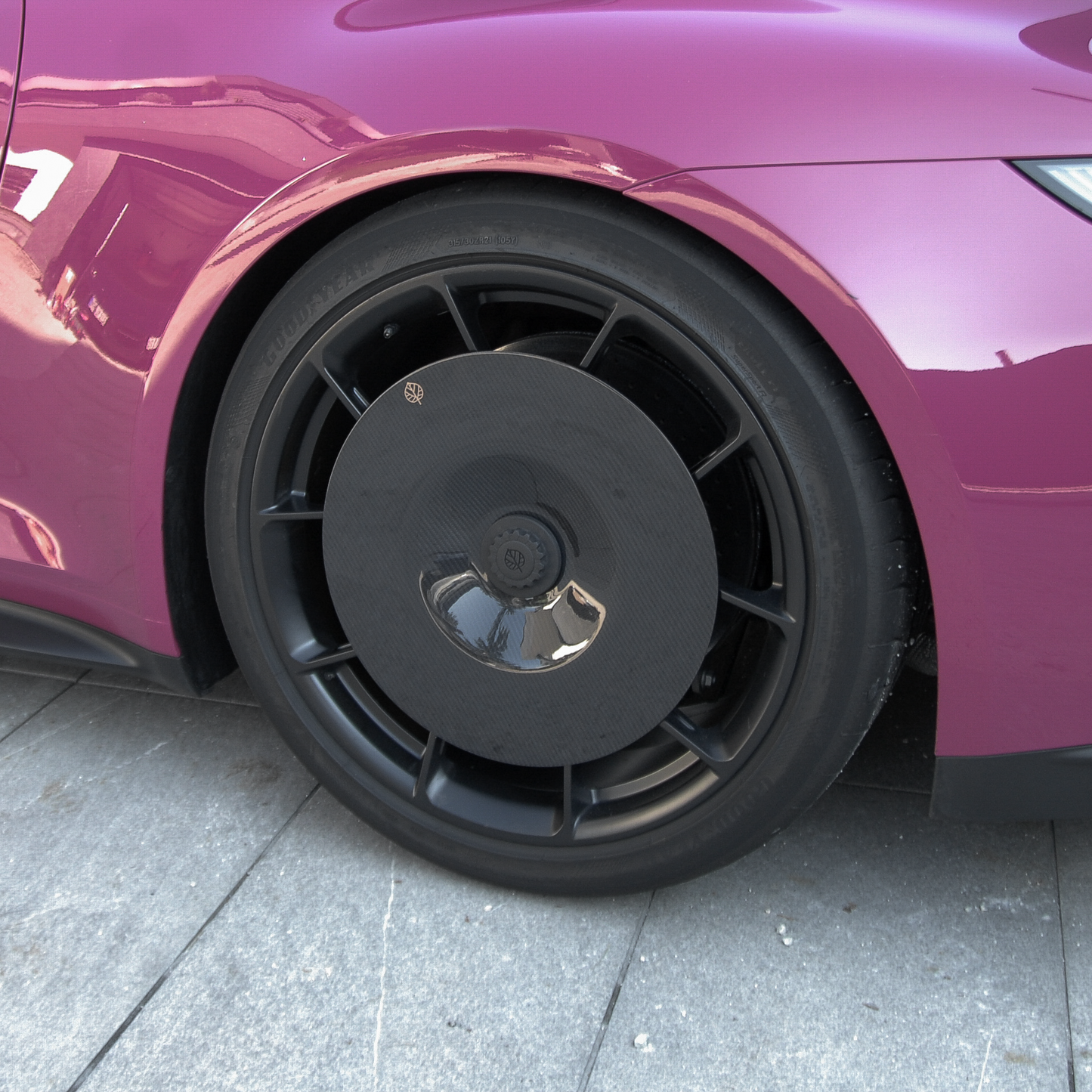 CARBON FIBER AERO DISCS [EVO] for Porsche 911 GT3 (992.1) - ALU wheels
