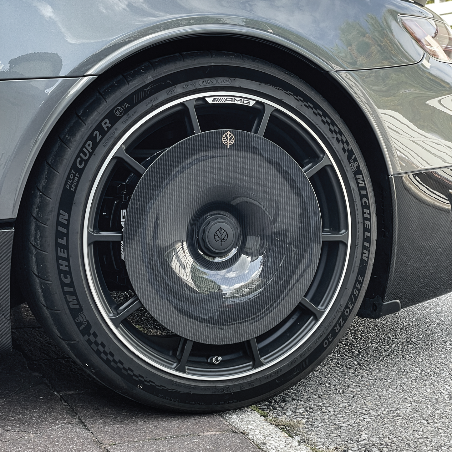 CARBON FIBER AERO DISCS [EVO] for Mercedes AMG GT Black Series