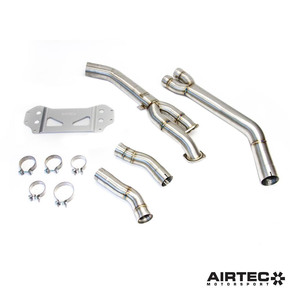 AIRTEC Motorsport 3.5” Secondary Cat Bypass for BMW G80 M3 and G82 M4 - Performance automotive part