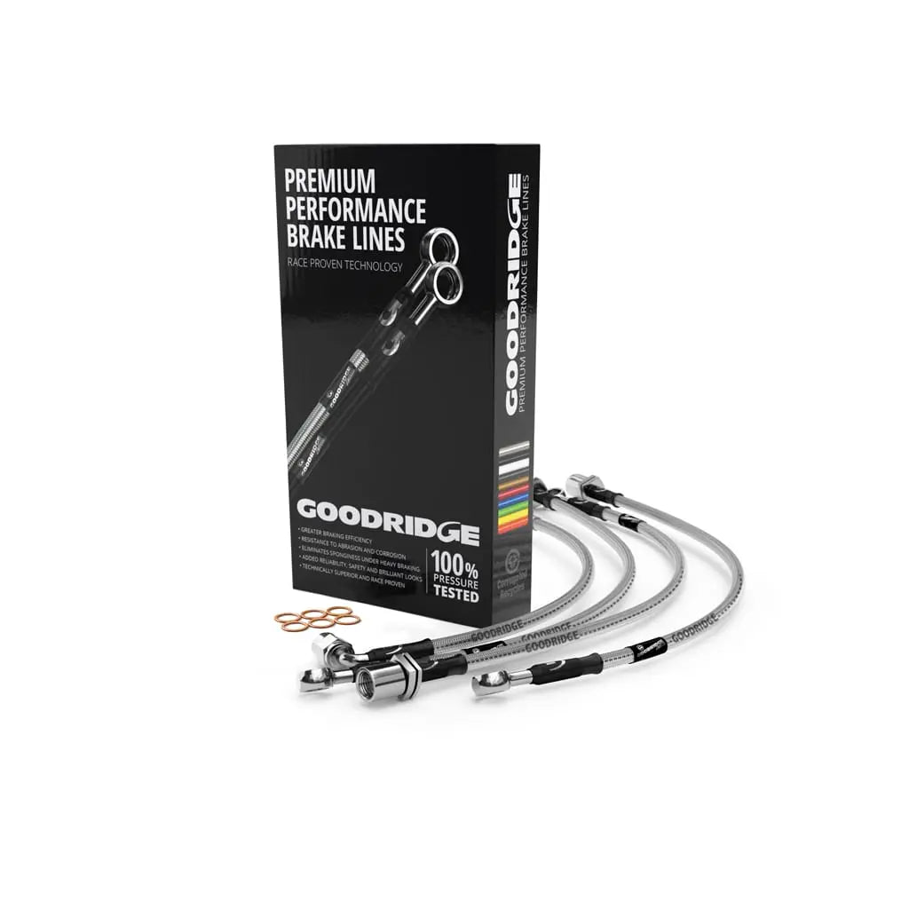 GOODRIDGE BRAIDED BRAKE HOSE KIT FOR BMW 3 SERIES E36 M3 EVOLUTION 1996-2000