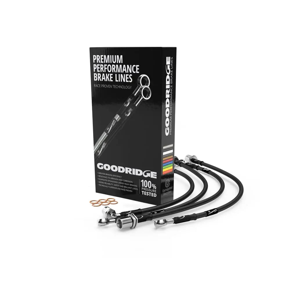 GOODRIDGE BRAIDED BRAKE HOSE KIT FOR BMW 3 SERIES E36 M3 EVOLUTION 1996-2000