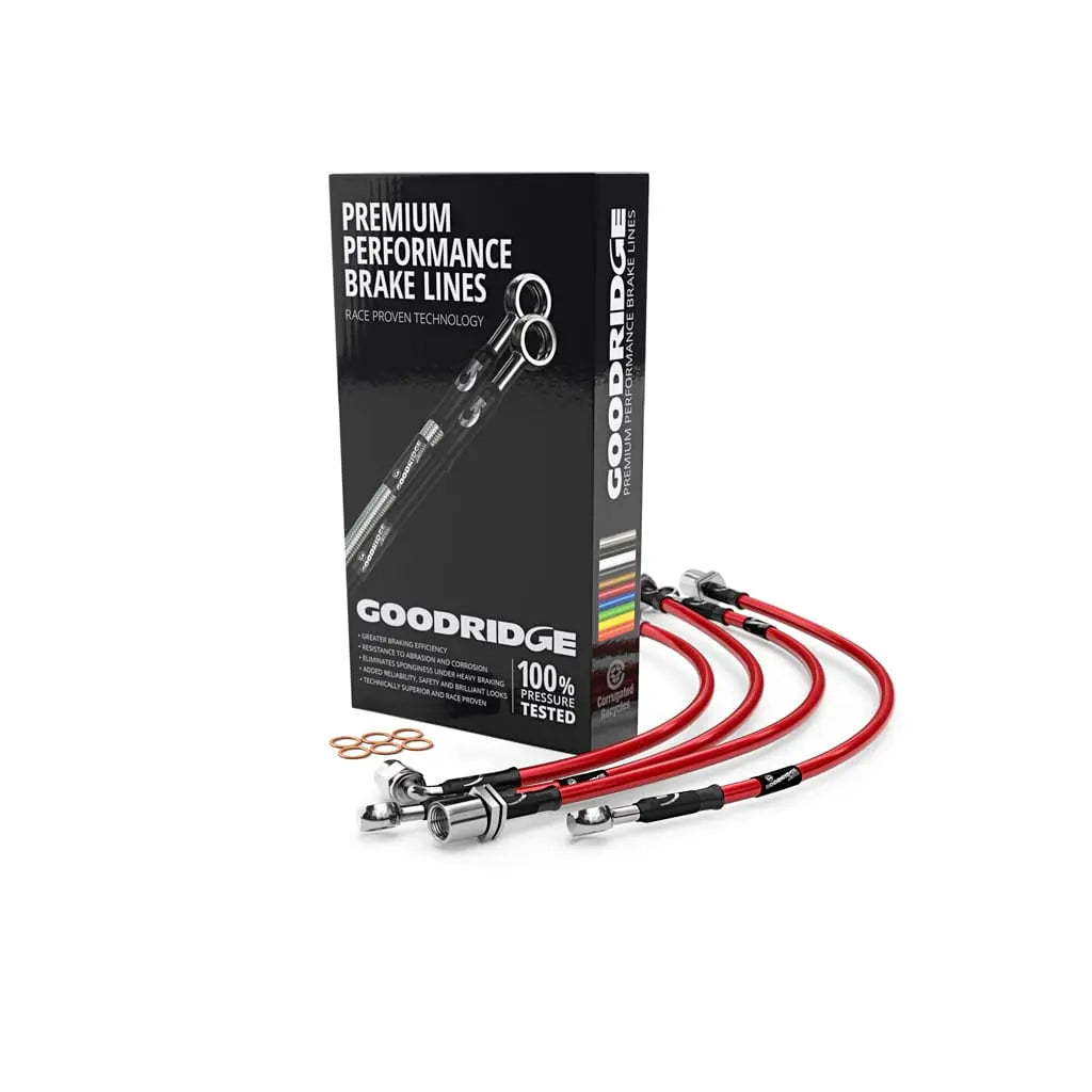 GOODRIDGE BRAIDED BRAKE HOSE KIT FOR BMW 3 SERIES E36 M3 EVOLUTION 1996-2000