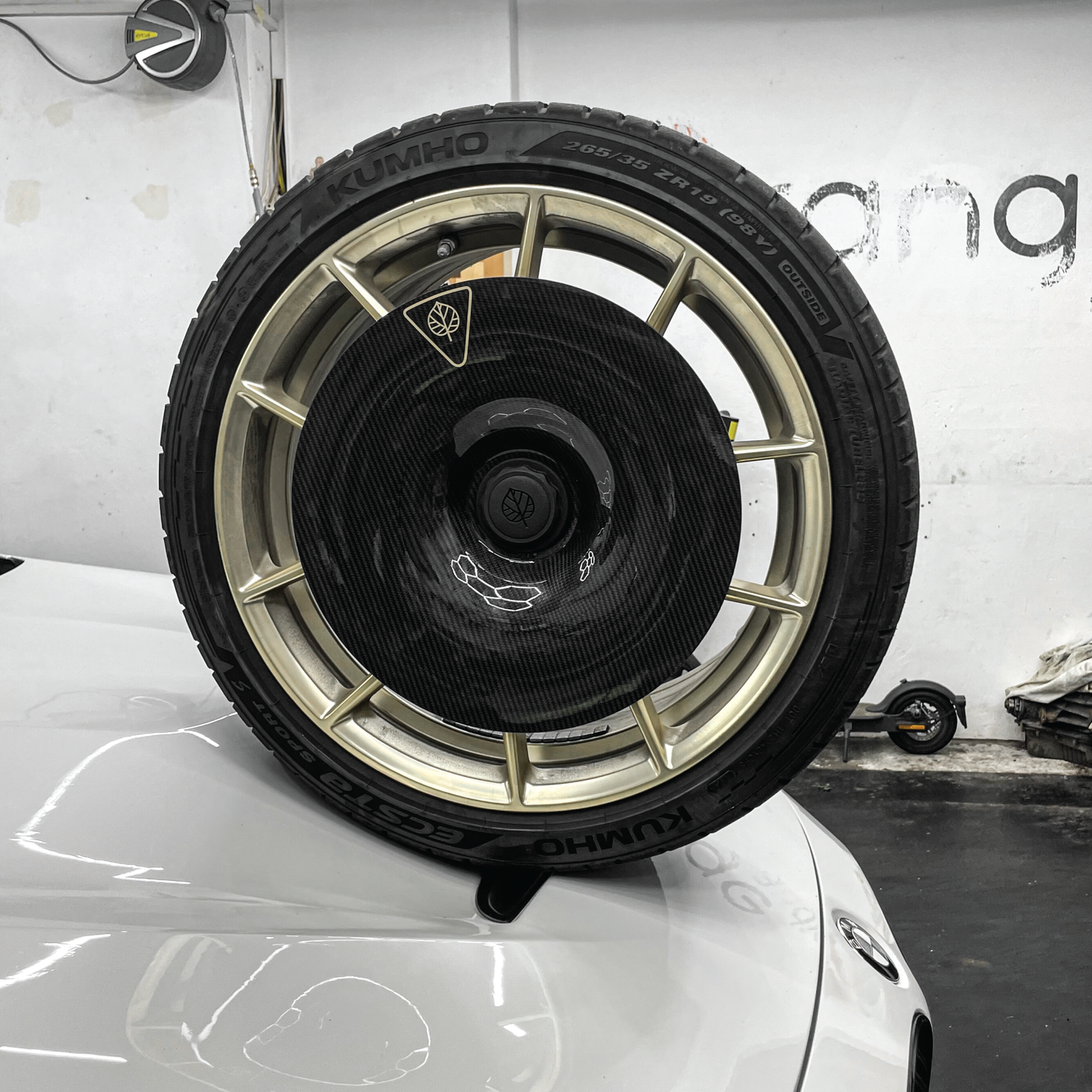 CARBON FIBER AERO DISCS [EVO] for BMW M2, M3 & M4 (F87, F80, F82) - Style 763M wheels