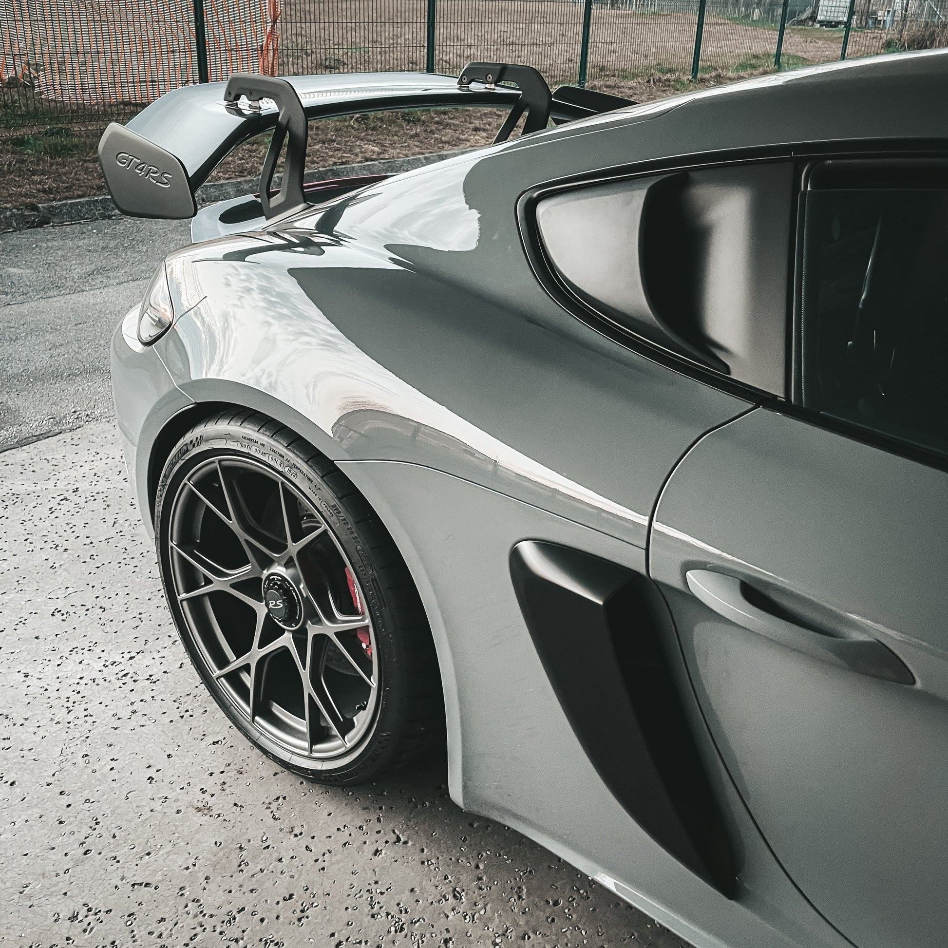 Porsche Cayman GT4 RS Style Carbon Fiber AIR SCOOP Set - Gold Leaf Performance designs premium performance components for high-end vehicles. With expertise in advanced materials and motorsports engineering, we craft aerodynamically optimized parts that enhance both performance and aesthetics. Every product is meticulously crafted to ensure a perfect OEM+ fit and an exceptional driving experience.