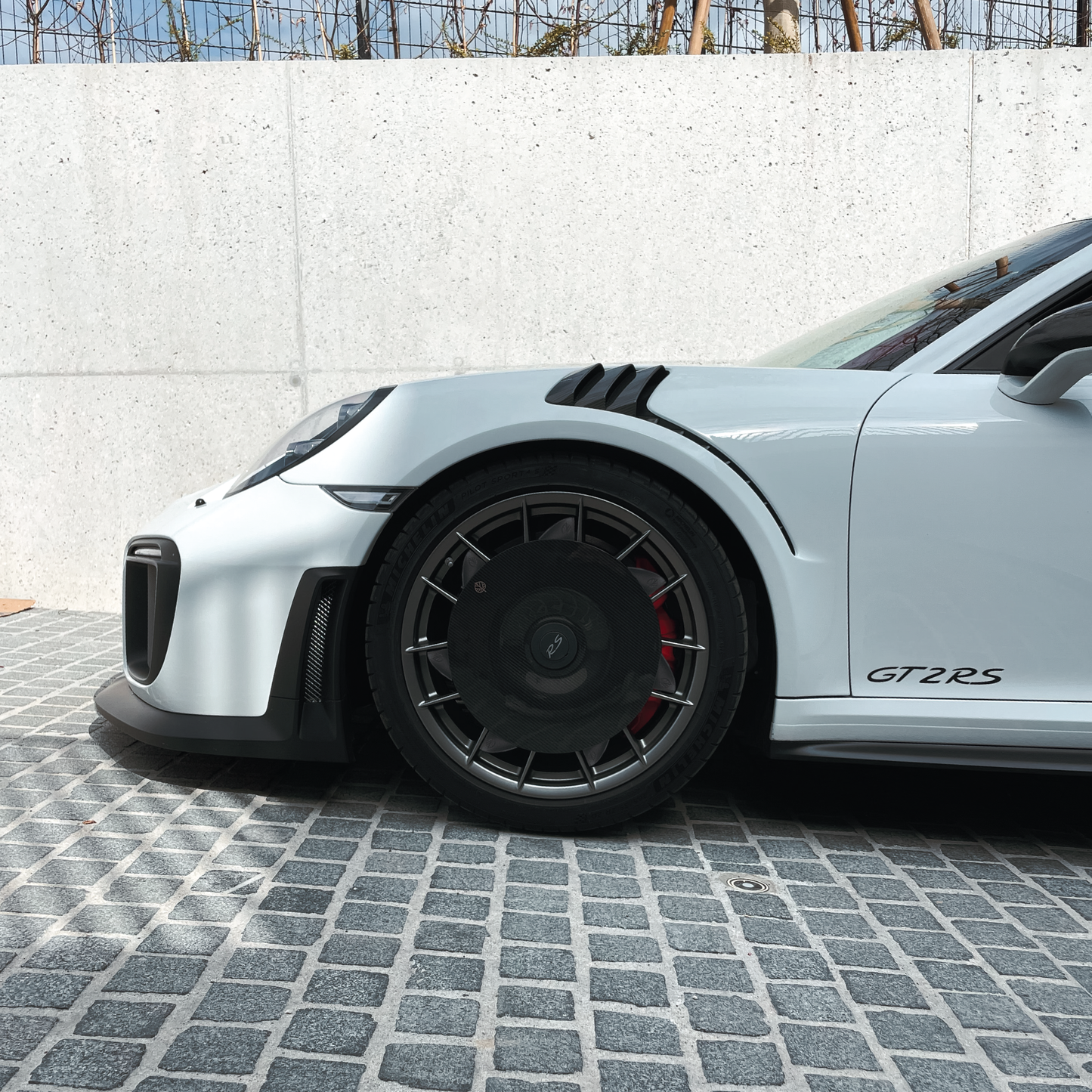CARBON FIBER TURBOFANS [EVO] for Porsche 911 GT2 RS (991.2) - MAG wheels - Front