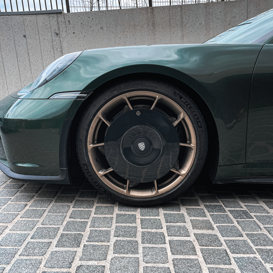 CARBON FIBER TURBOFANS [EVO] for Porsche 911 GT3 (992.1) - ALU wheels - Front